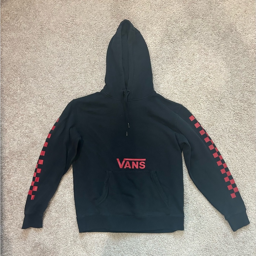 Black and Red Vans Hoodie